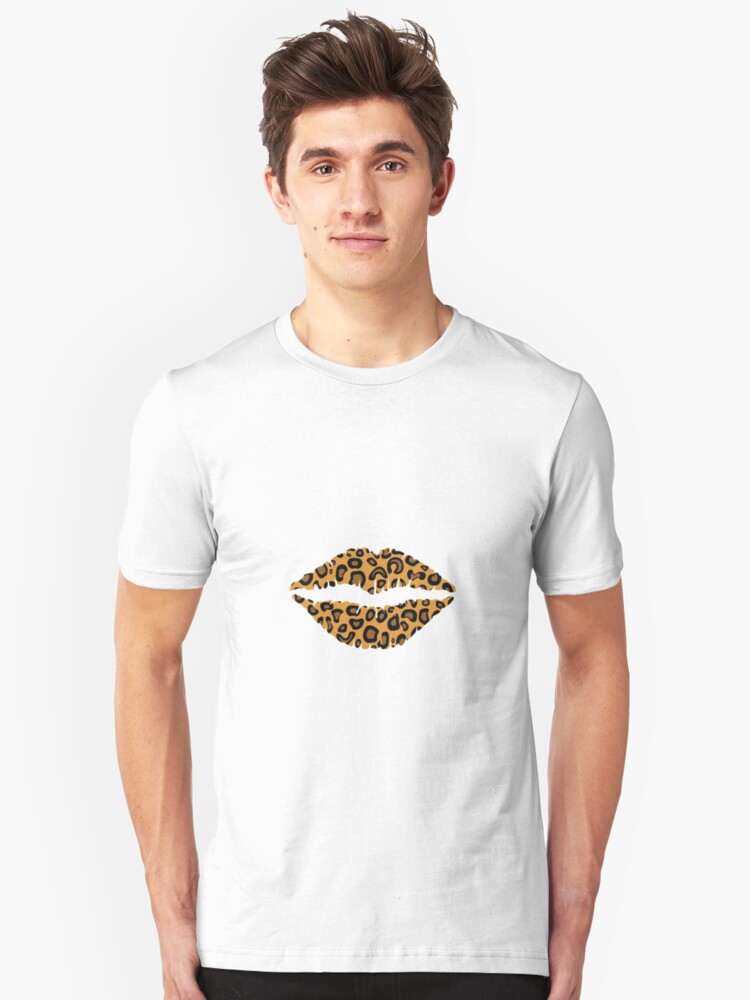 leopard lips t shirt