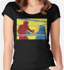 Rockem Sockem WhoBots Women's Fitted Scoop T-Shirt