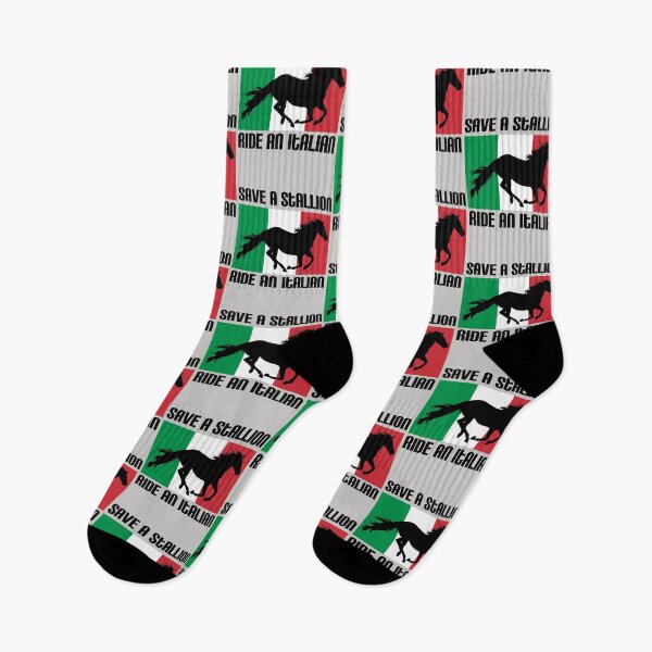 Item preview, Save a Stallion Ride an Italian Flag Funny Italian Heritage Quote designed and sold by kiwi91.