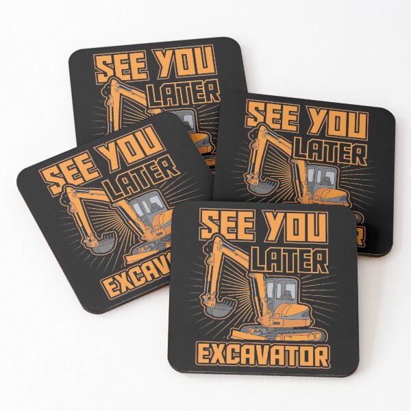 Item preview, See You Later Excavator Toddler Boys Gift designed and sold by Hananiah Merch.