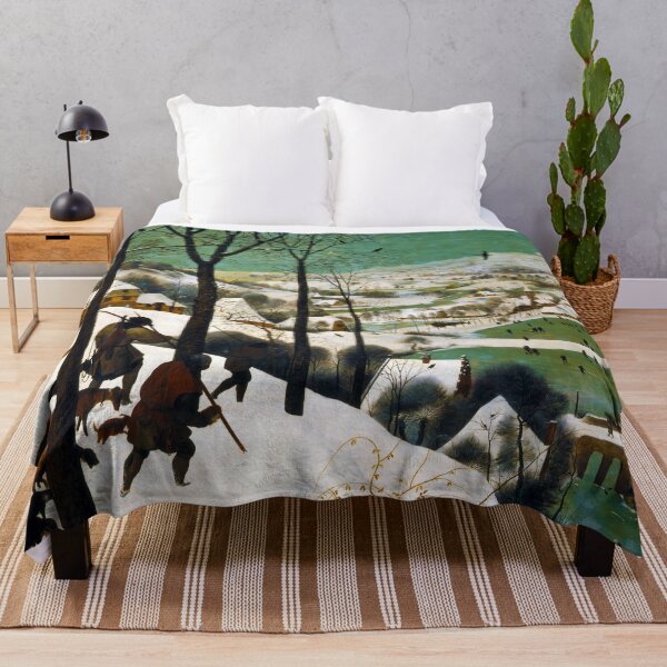 Item preview, The Hunters in the Snow (winter) by Pieter Bruegel the Elder (1565) designed and sold by allhistory.