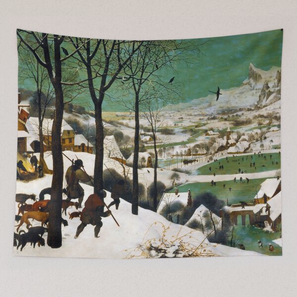 Item preview, The Hunters in the Snow (winter) by Pieter Bruegel the Elder (1565) designed and sold by allhistory.