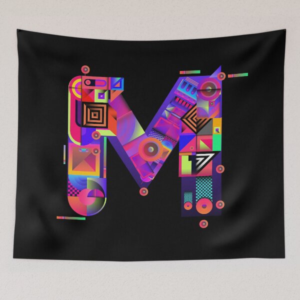 Item preview, Colorful Alphabet, Letter M designed and sold by Space-Bug.