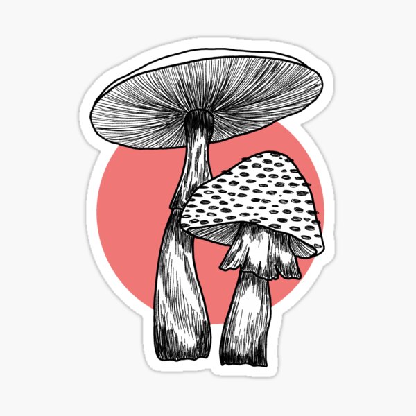 Mushrooms Sticker
