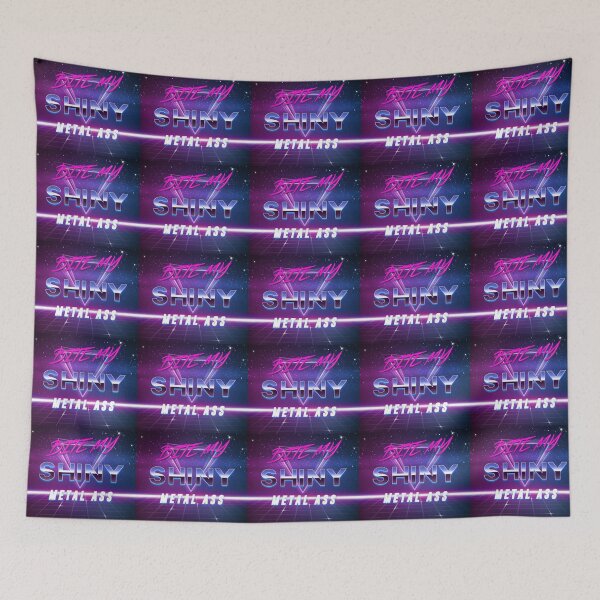 Item preview, Bite my shiny metal vaporwave background designed and sold by tnghtbglsr.