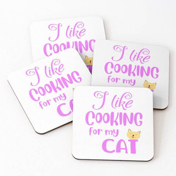 Item preview, I Like Cooking For My Cat Cute Design for Cat Lovers designed and sold by t-factor.