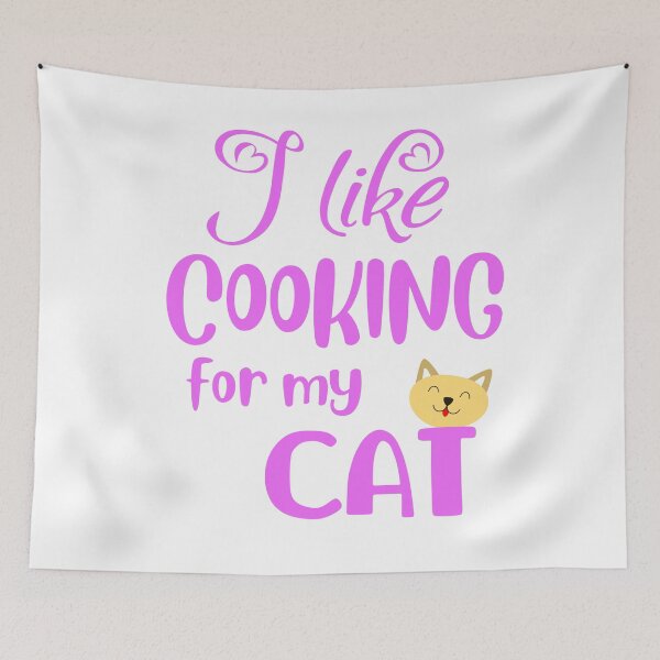 Item preview, I Like Cooking For My Cat Cute Design for Cat Lovers designed and sold by t-factor.