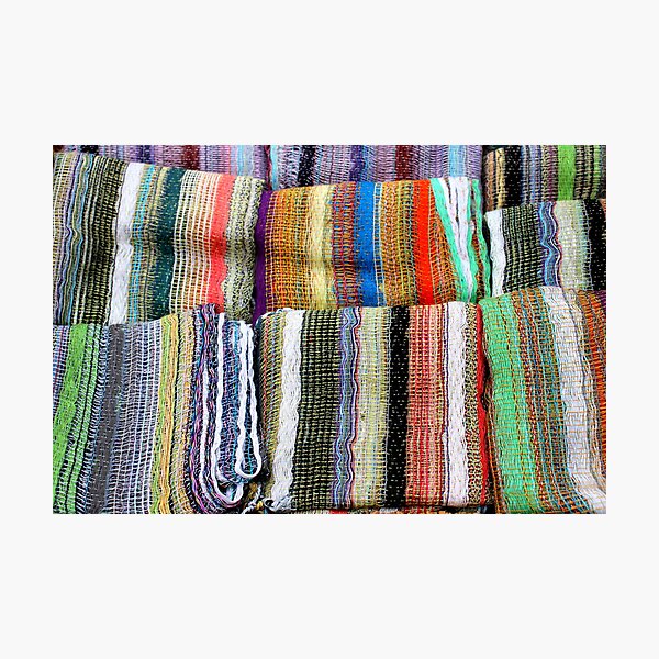 Fair Trade Scarves Photographic Print