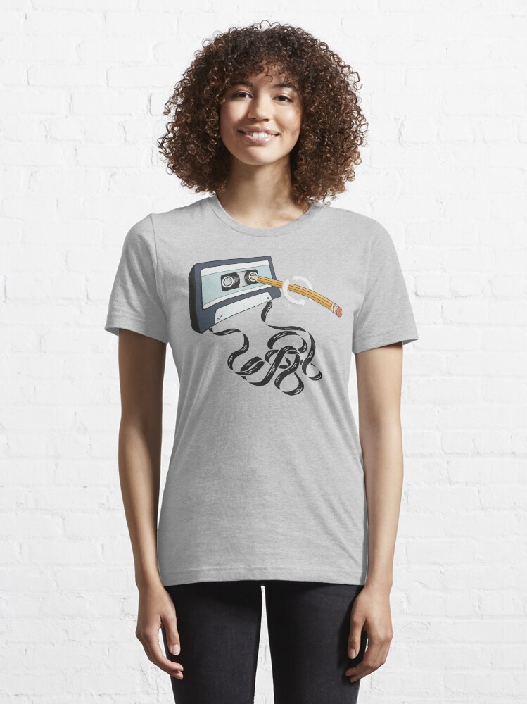 Thumbnail 6 of 7, Essential T-Shirt, Back in the Day, Retro 80's Cassette Tape designed and sold by BootsBoots.