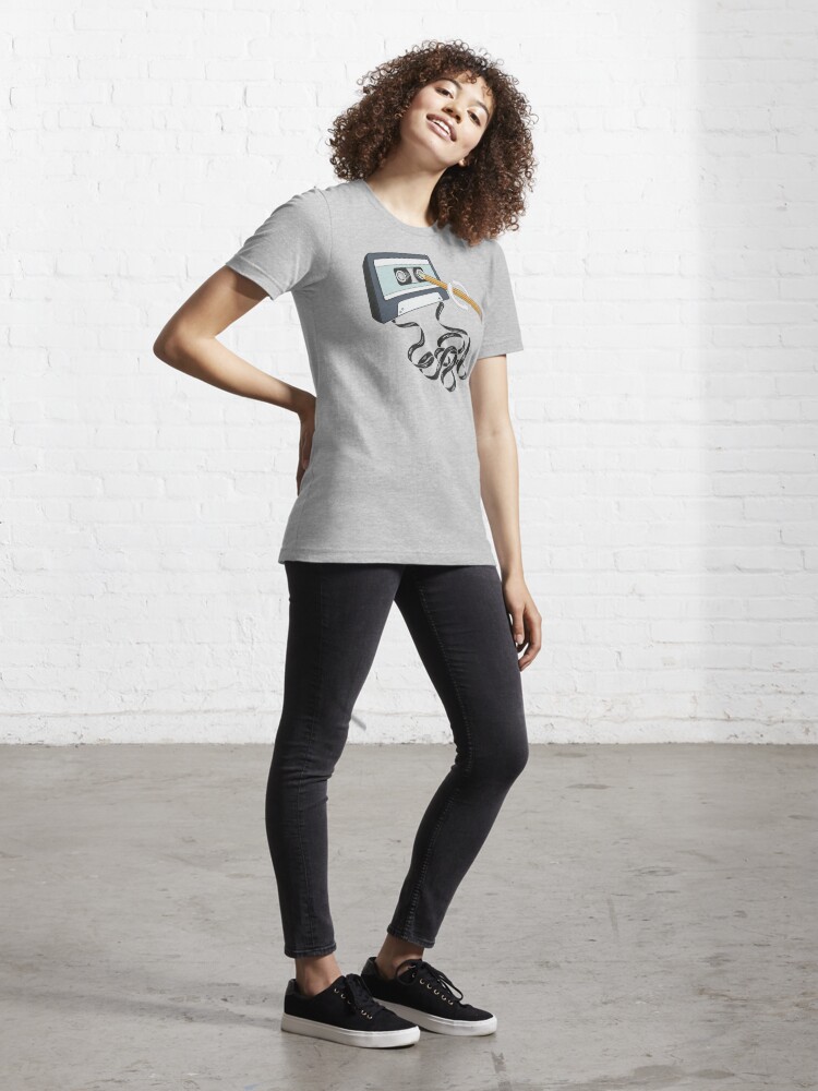 Thumbnail 4 of 7, Essential T-Shirt, Back in the Day, Retro 80's Cassette Tape designed and sold by BootsBoots.
