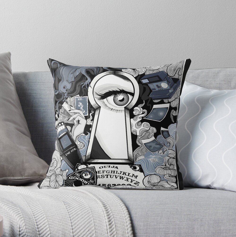 Gateway to the Paranormal Throw Pillow