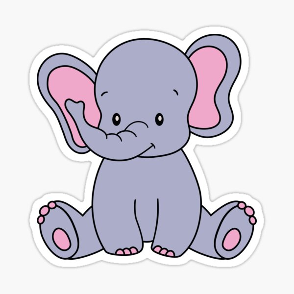 Free Free 209 Baby Elephant Outline Svg SVG PNG EPS DXF File