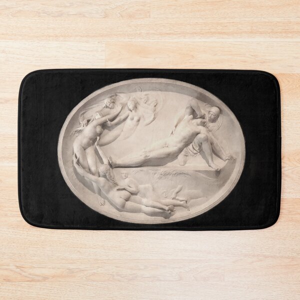 Item preview, Antique Marble Bas Relief designed and sold by ricoflinn.