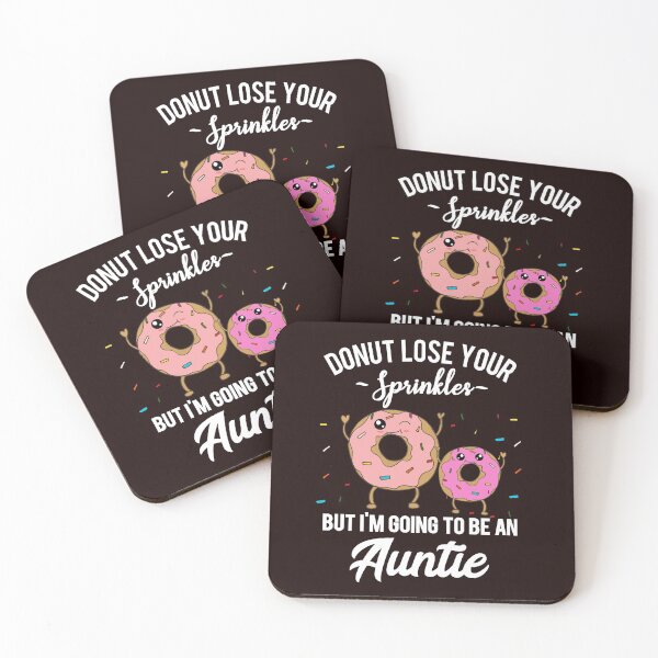 Item preview, I'm Going to be an Auntie Funny Donut Pregnancy Announcement for Aunts designed and sold by kiwi91.