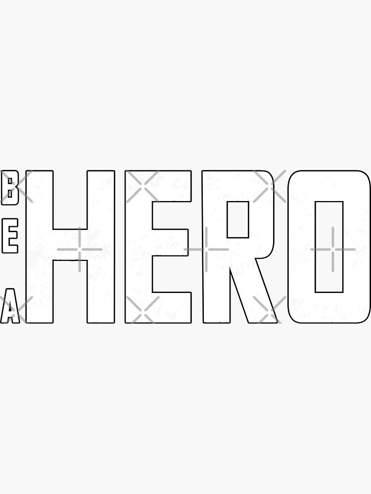 Hero Logo - Hero - Sticker | TeePublic