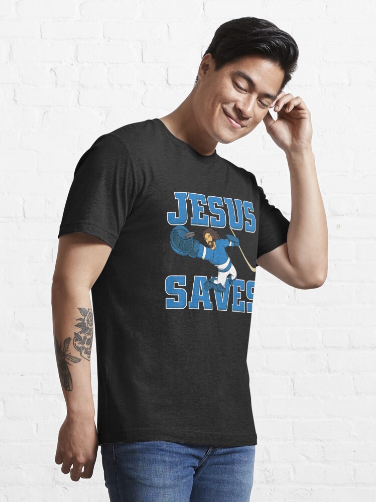 jesus saves t shirt hockey