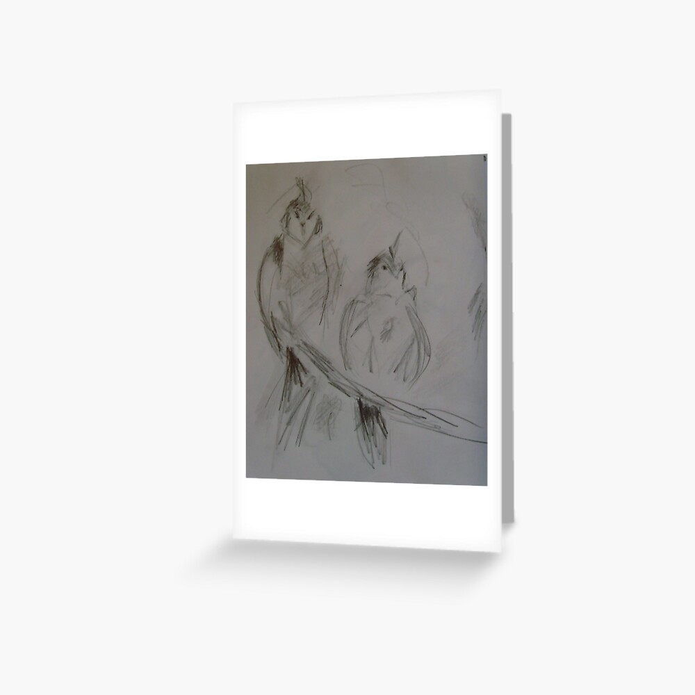 Two Birds Greeting Card