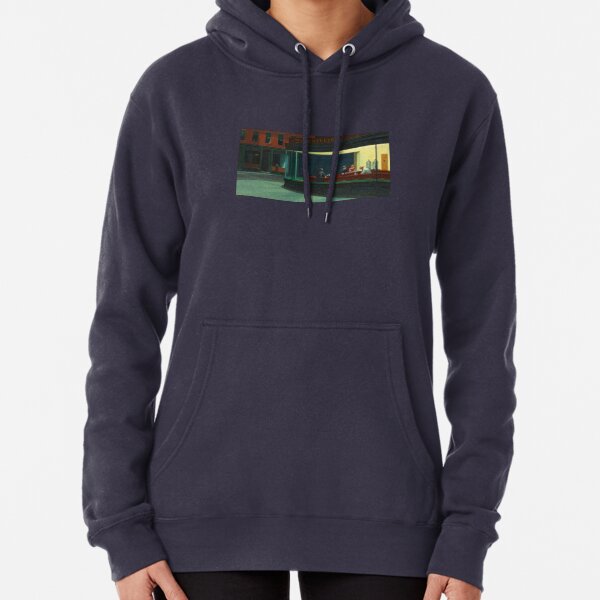 Nighthawks by Edward Hopper - 1942 Pullover Hoodie