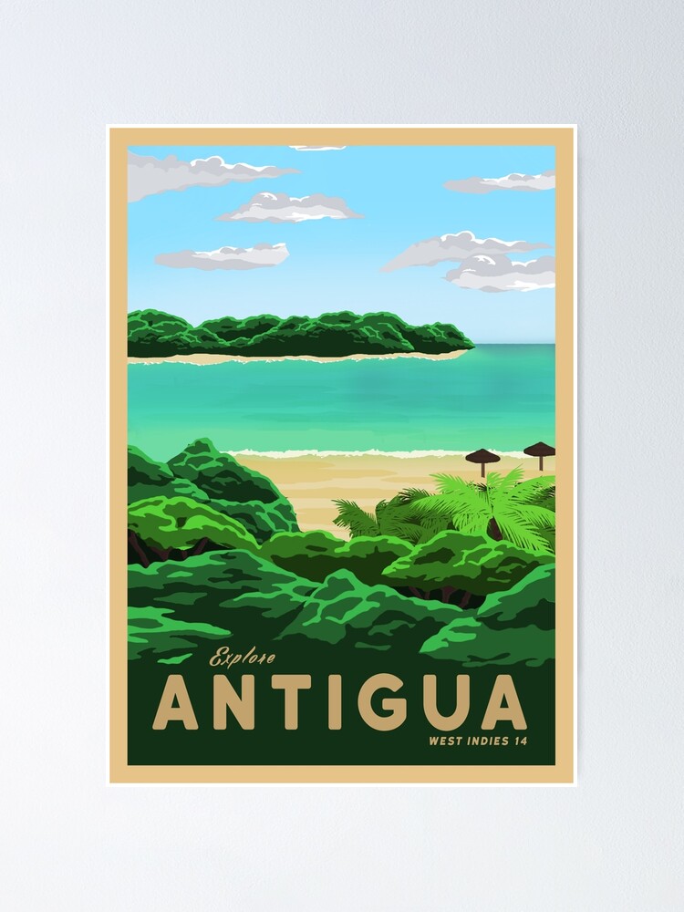 Alternate view of Travel to Antigua Poster