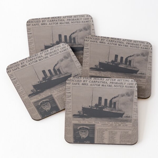 Item preview, FRONT FRONT OF THE NEW YORK TIMES THE DAY AFTER THE TITANIC SINK designed and sold by Shei86.