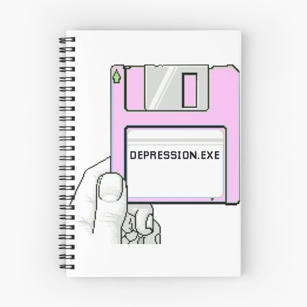 Item preview, DEPRESSION.EXE designed and sold by DoodleDashCollective.