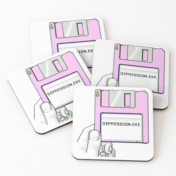 Item preview, DEPRESSION.EXE designed and sold by DoodleDashCollective.