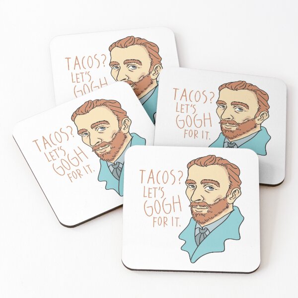 Item preview, Tacos? Let's Gogh for it Van Gogh portrait  designed and sold by IzzNajs.