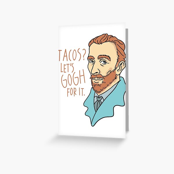 Let's Gogh Van Gogh Sticker