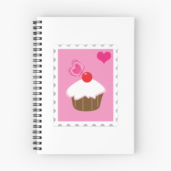 Item preview, Cupcake Butterfly Heart Postage Stamp designed and sold by Darcy777.