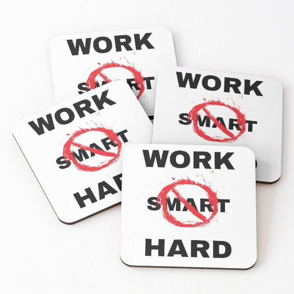 Item preview, Work Hard not Smart designed and sold by RIVEofficial.