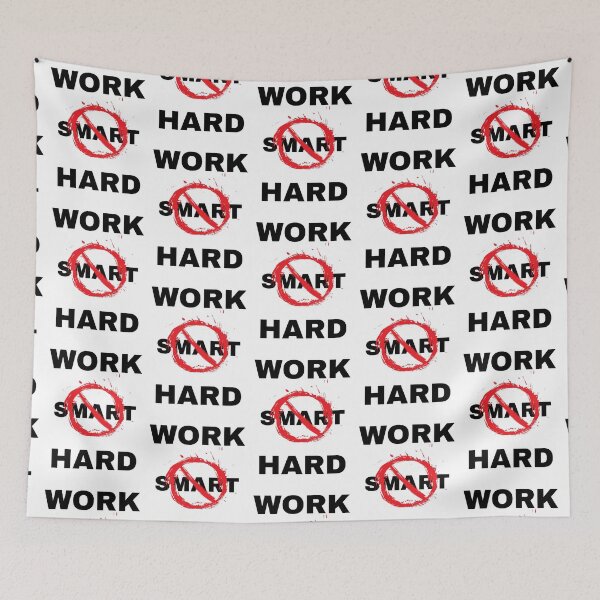 Item preview, Work Hard not Smart designed and sold by RIVEofficial.