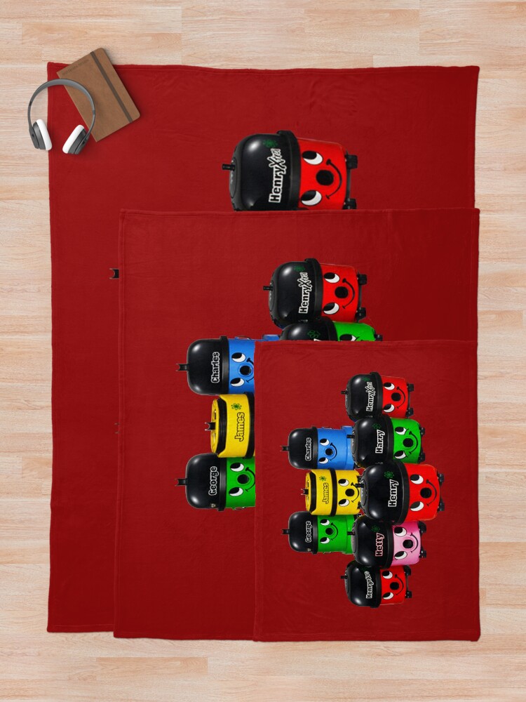 Alternate view of Henry Hoover and Friends Throw Blanket