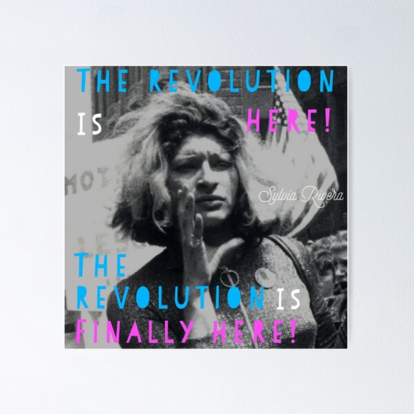 Item preview, Sylvia Rivera- The Revolution is Finally Here! designed and sold by thegaythey.