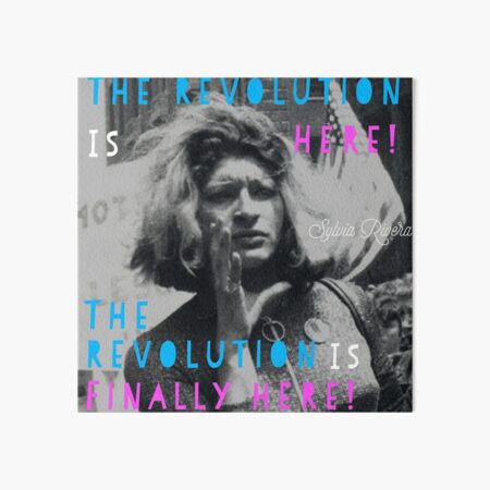 Item preview, Sylvia Rivera- The Revolution is Finally Here! designed and sold by thegaythey.