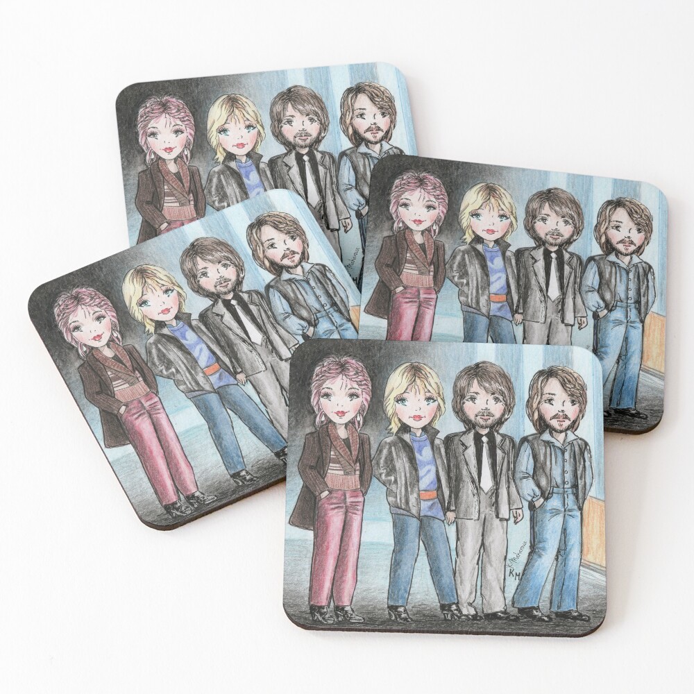 Item preview, Coasters (Set of 4) designed and sold by KateMakStudio.