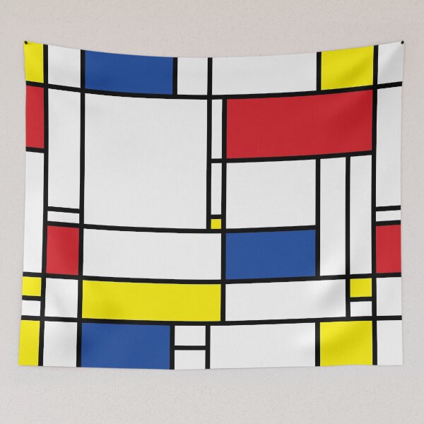 Item preview, Mondrian Minimalist De Stijl Modern Art © fatfatin designed and sold by fatfatin.
