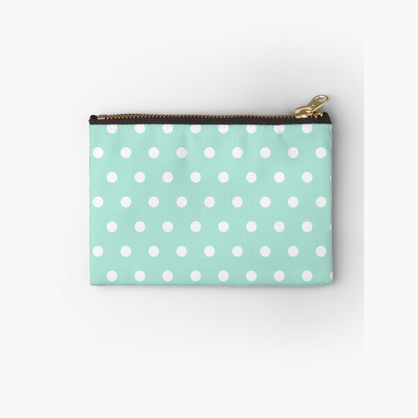 Item preview, Small White Polka Dots on Mint background designed and sold by ImageNugget.