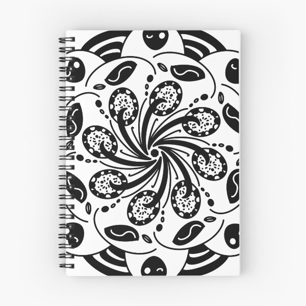 Item preview, Black Whirlwind Mandala designed and sold by MFGB-Creations.
