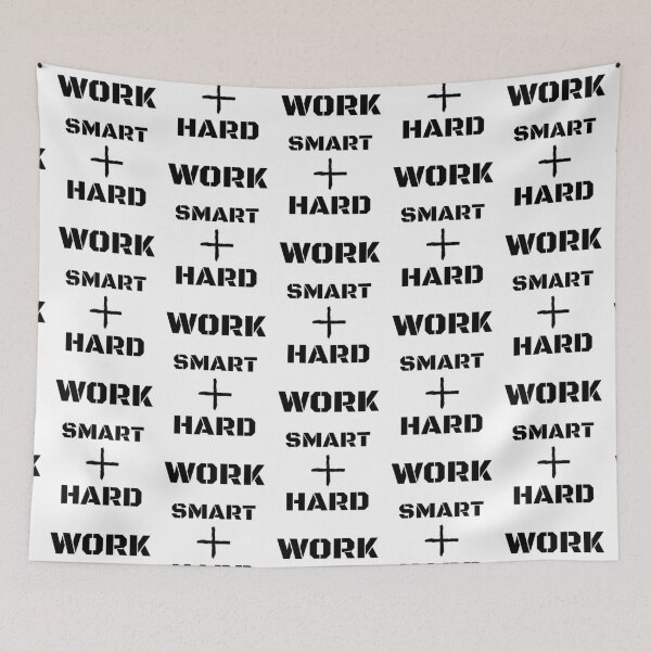 Item preview, Work Smart + Hard designed and sold by RIVEofficial.