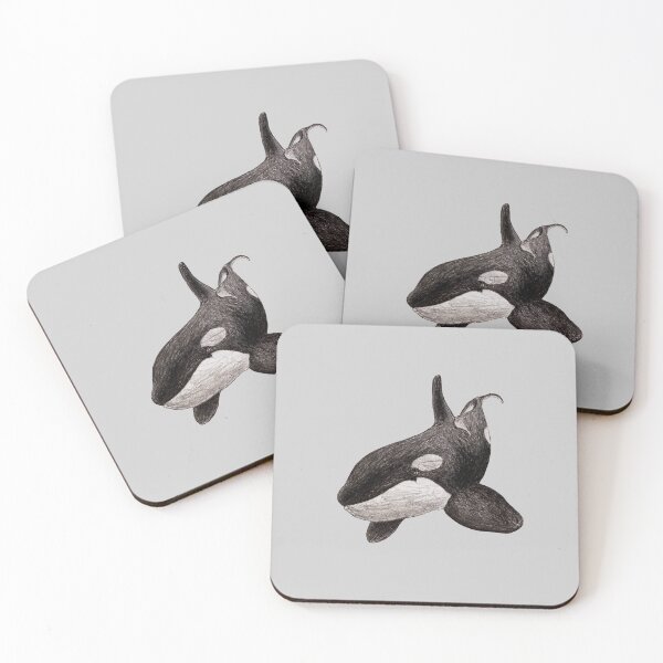Item preview, Orca Scribble Gray Version designed and sold by ArtyOrca.