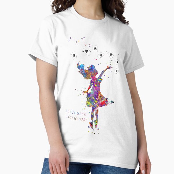 Artikel-Vorschau von Alice im Wunderland, Alice, Aquarell Alice, Alice Druck, Spielkarte, designt und verkauft von Rosaliartbook.