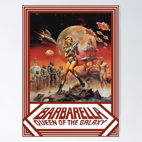 Artikel-Vorschau von Barbarella 1968, designt und verkauft von HAP Illustration.
