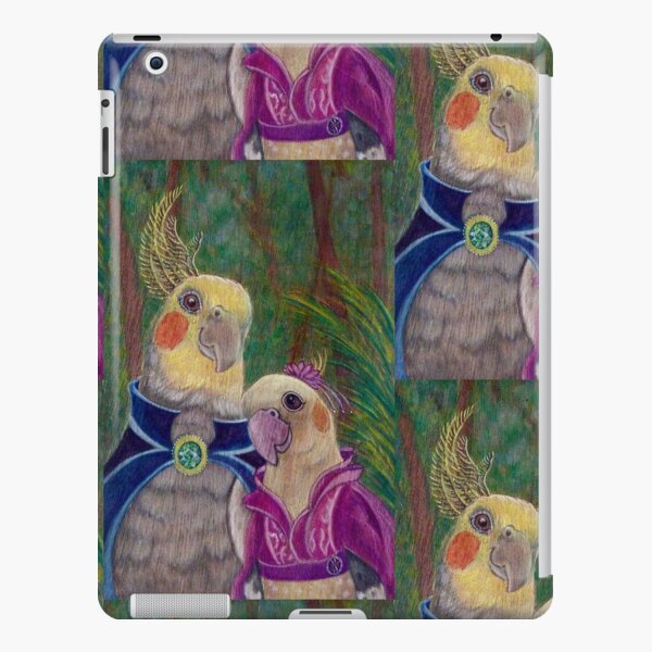 Kik'e the bird and his Girlfriend, Happy Couple of Australian Nymphs iPad Snap Case