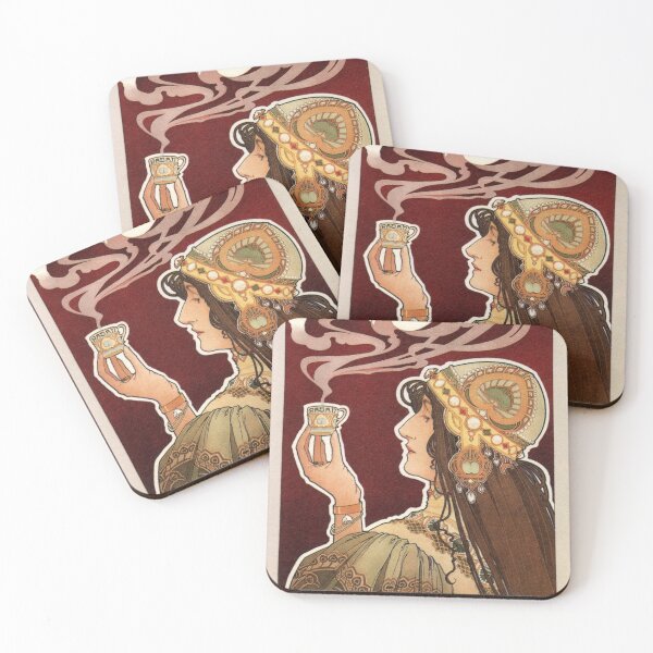 Item preview, Raja - Vintage French Coffee Poster designed and sold by Paul David Wilson.