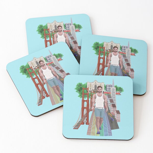 Item preview, Muscle Bear Hunk walks through San-Francisco designed and sold by GiorgioN.