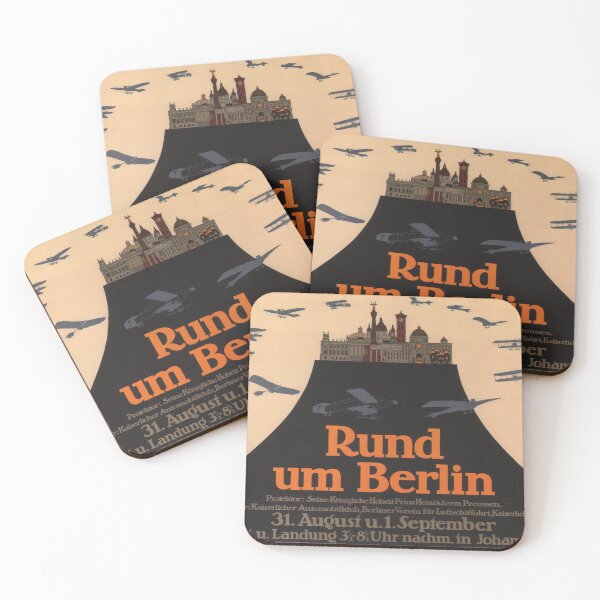 Item preview, Rund um Berlin - Oldest Cycling Race in Germany - Vintage Poster designed and sold by Paul David Wilson.