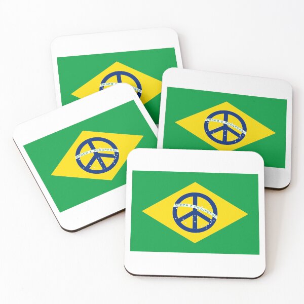 Item preview, Brazil Flag Peace designed and sold by crizzinho.