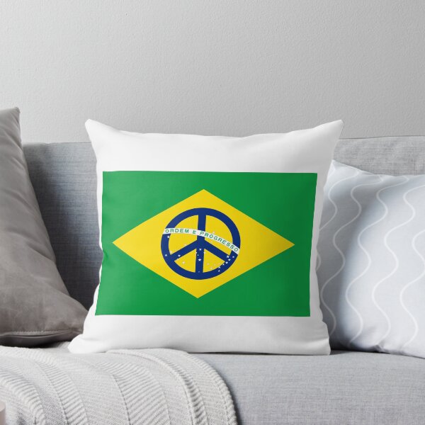 Item preview, Brazil Flag Peace designed and sold by crizzinho.