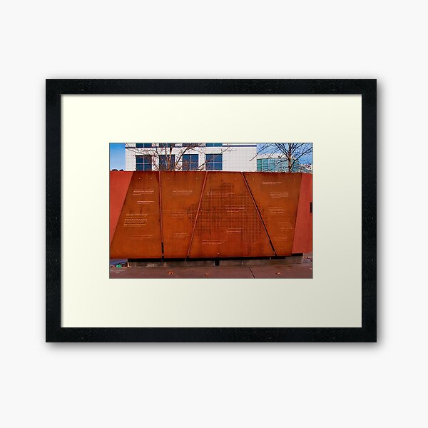 Canberra, Stolen Generation Memorial Framed Art Print