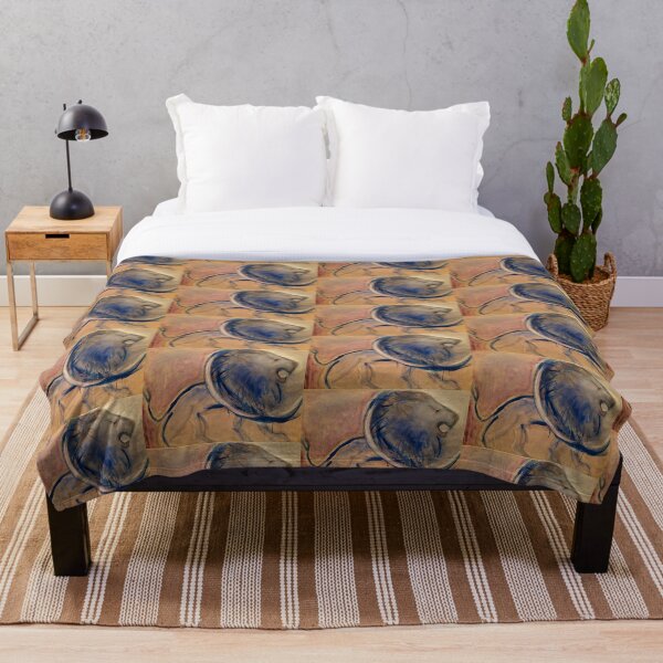 Summer Rae Lion Throw Blanket